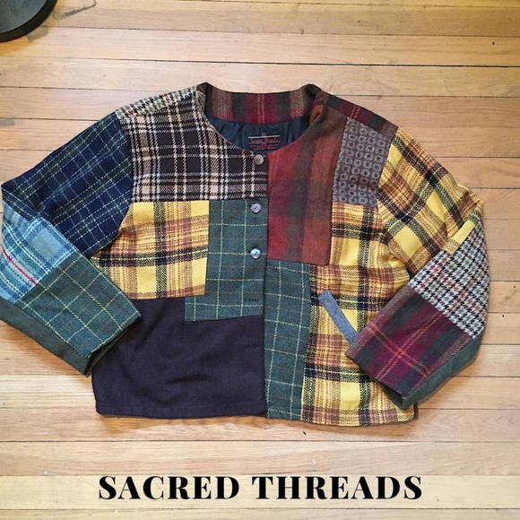 Sacred Threads Jackets & Blazers - Women’s Sacred Threads 100% Wool Jacket Sz M/L
